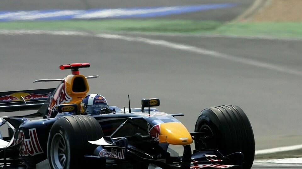 Coulthard war schnell draußen., Foto: Sutton