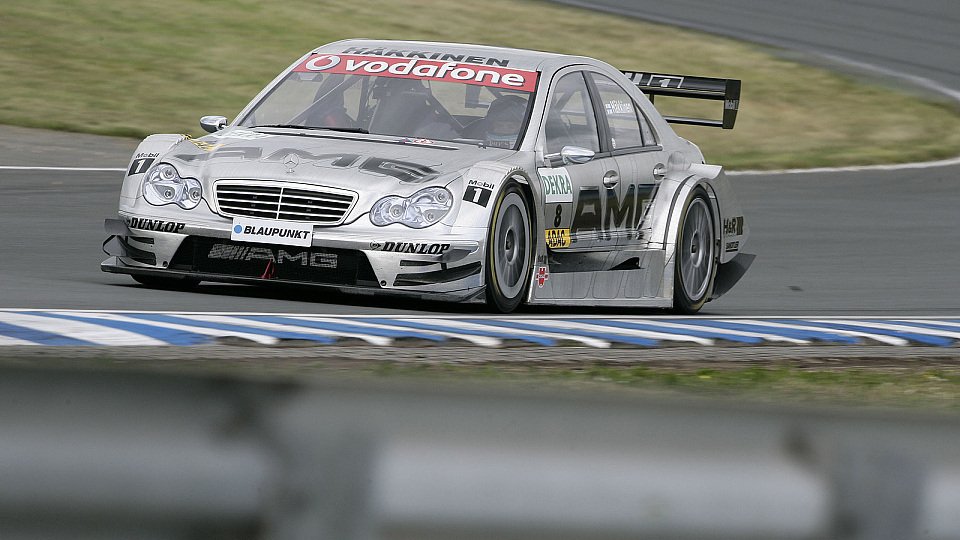 Mika Häkkinen wurde beim zweiten Test Dritter., Foto: DTM Mika Häkkinen wurde beim zweiten Test Dritter., Foto: DTM