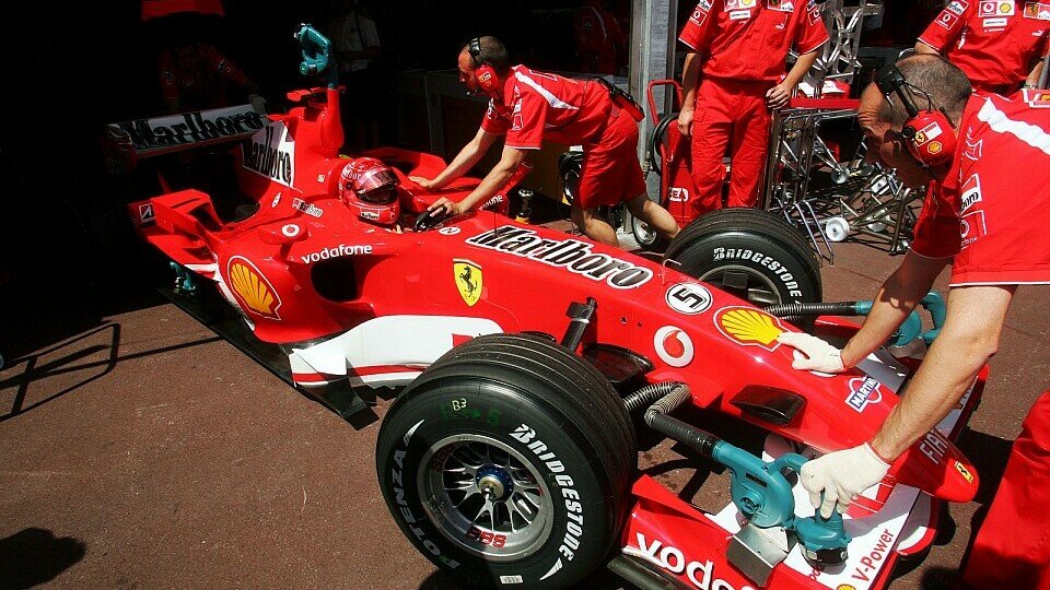 Michael Schumacher kämpfte heute noch nicht um die Spitze., Foto: Sutton
