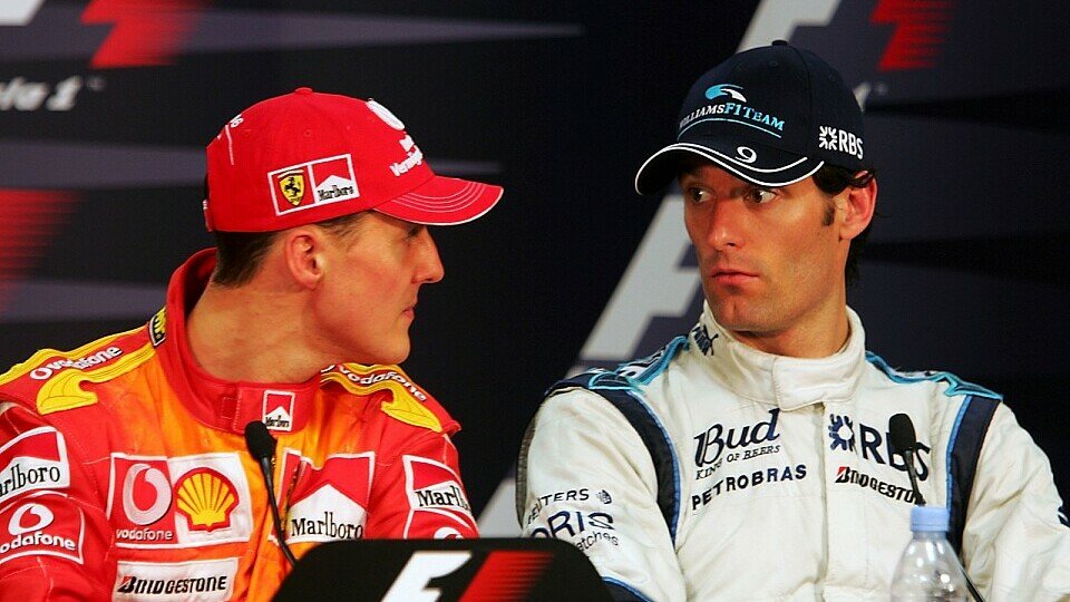 Mark Webber empfiehlt Michael Schumacher, keine Motorradrennen mehr zu fahren, Foto: Sutton