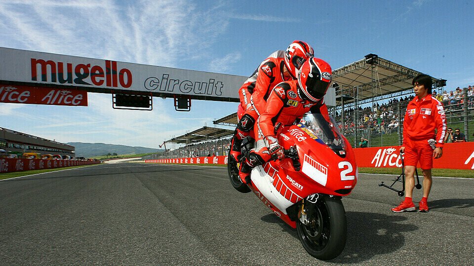 Michael Schumacher machte eine neue Erfahrung., Foto: Ducati Michael Schumacher machte eine neue Erfahrung., Foto: Ducati