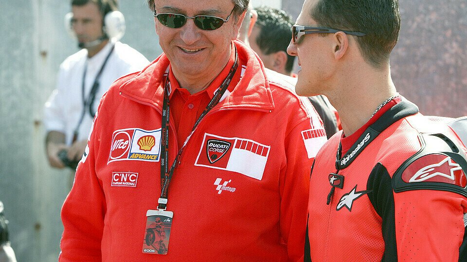 Michael Schumacher war gut unterwegs, Foto: Ducati