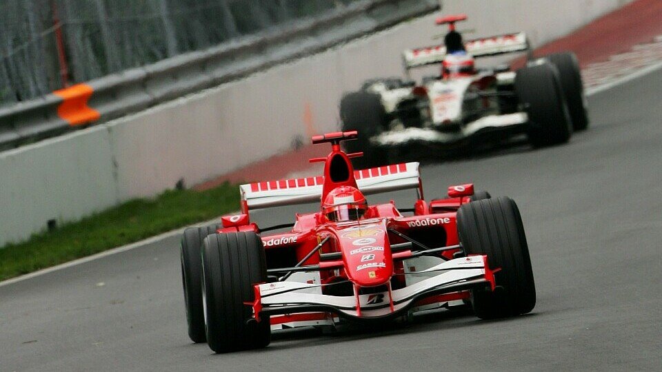 Schumacher ist zum Siegen verdammt., Foto: Sutton