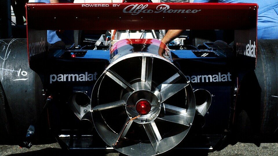 Der Staubsauger-Brabham in der Heckansicht., Foto: Sutton