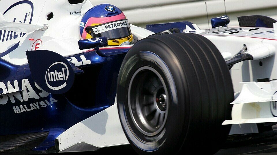 Villeneuve wollte Rennen fahren, nicht bei Rennen zuschauen., Foto: Sutton