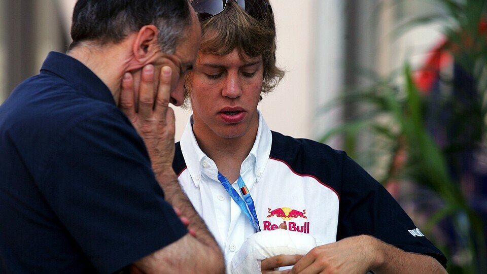 Vettel zum ersten Mal für BMW im Einsatz, Foto: Sutton