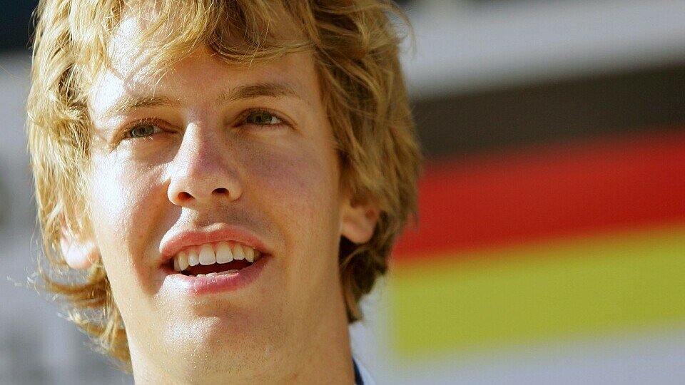 Sebastian hat viel Spaß in der F1-Welt., Foto: Sutton