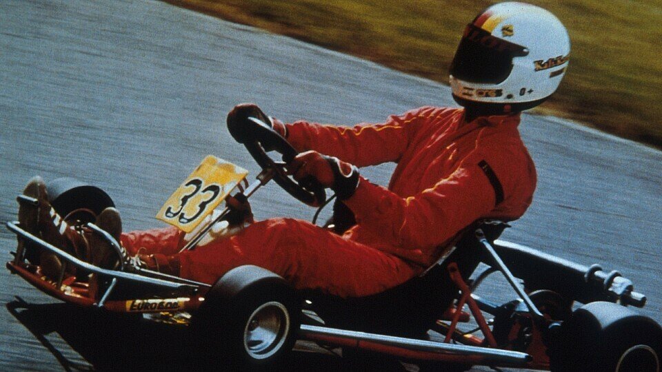 Michael Schumacher 1984 beim Kartfahren., Foto: Sutton