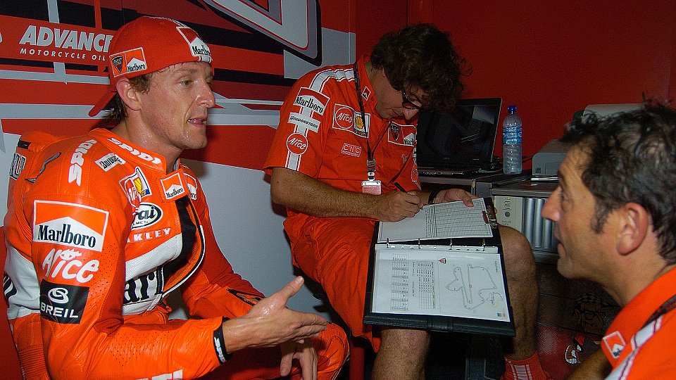 Sete Gibernau machte die Arbeit Spaß, Foto: Ducati