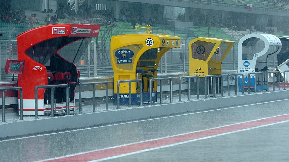 Der Regen in Malaysia hat die Regeln für das Qualifying beeinflusst, Foto: Yamaha