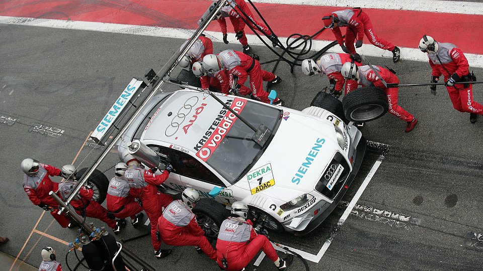 Zwei Rennen vor Schluss hat Kristensen 18 Punkte Rückstand auf Bernd Schneider., Foto: Audi