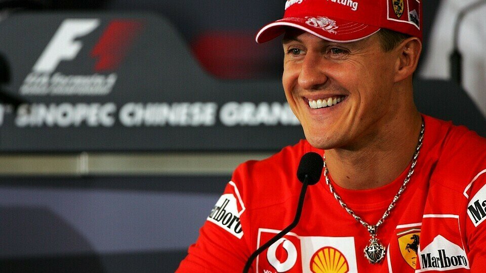 Michael Schumacher hat gut lachen., Foto: Sutton