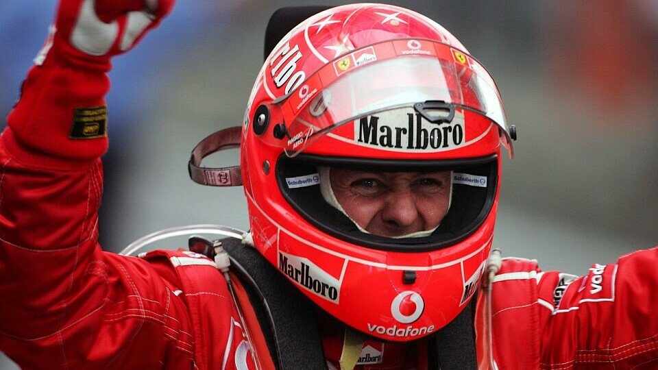 So wollen wir Michael Schumacher wieder lachen sehen, Foto: Sutton