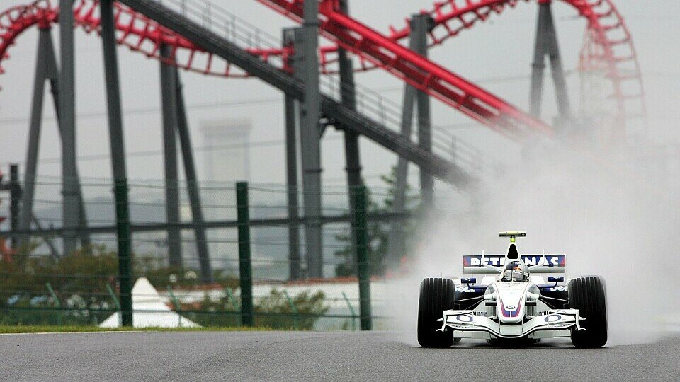 Vettel durfte schon mal im Regen in Suzuka fahren., Foto: Sutton