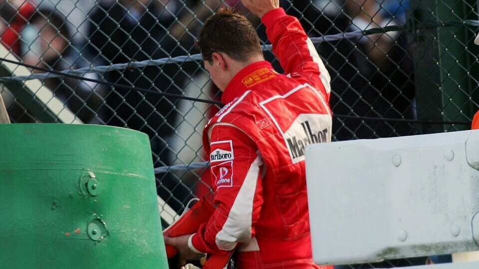 Michael Schumacher sagte leise servus, Foto: Sutton