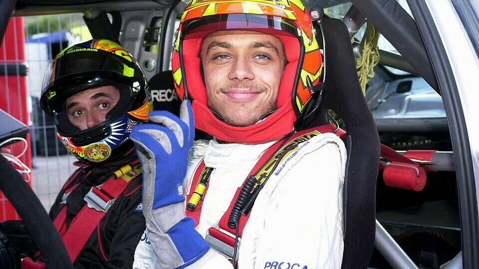 Valentino Rossi hatte auf vier Rädern wieder Spaß, Foto: Sutton