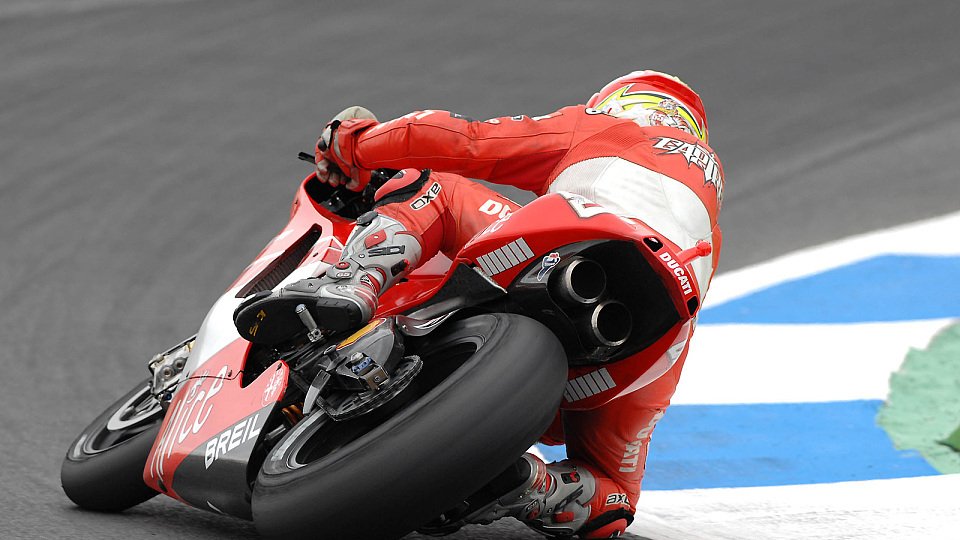 Loris Capirossi drehte auf Qualifyiern auf, Foto: Ducati