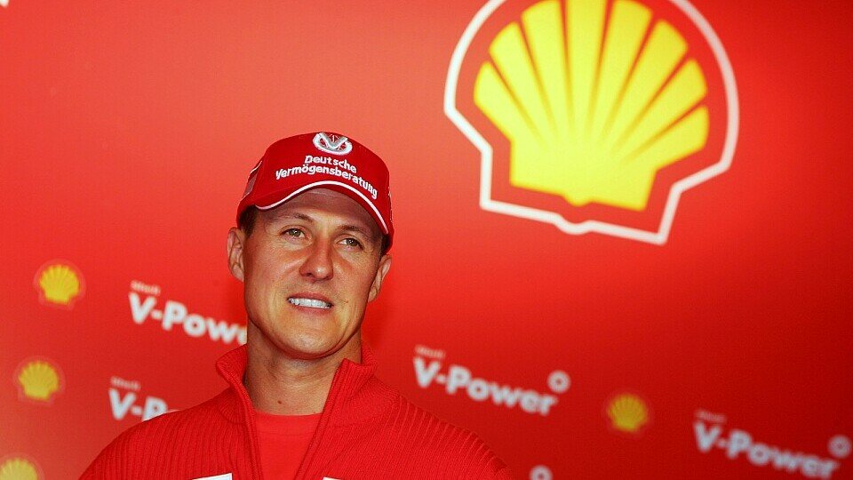 Schumacher ist total entspannt, Foto: Sutton