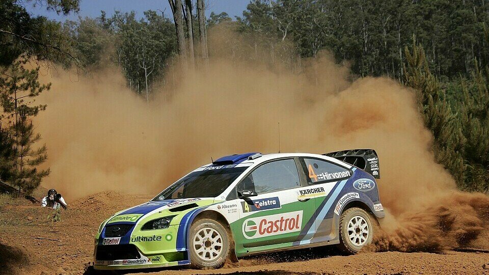 Hirvonen hat seinen ersten WRC-Lauf gewonnen., Foto: Sutton