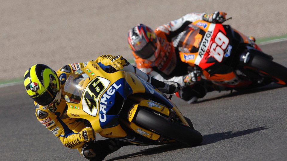 Valentino Rossi gönnt Nicky Hayden den Titel von 2006, Foto: Yamaha