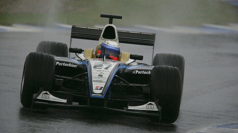Der erste Teil war trocken, aber verhagelt, der zweite Tag, war rein verregnet., Foto: GP2