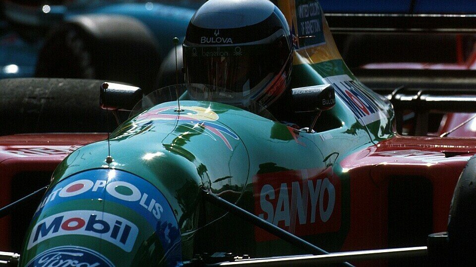 Alessandro Nannini in seinem Benetton., Foto: Sutton