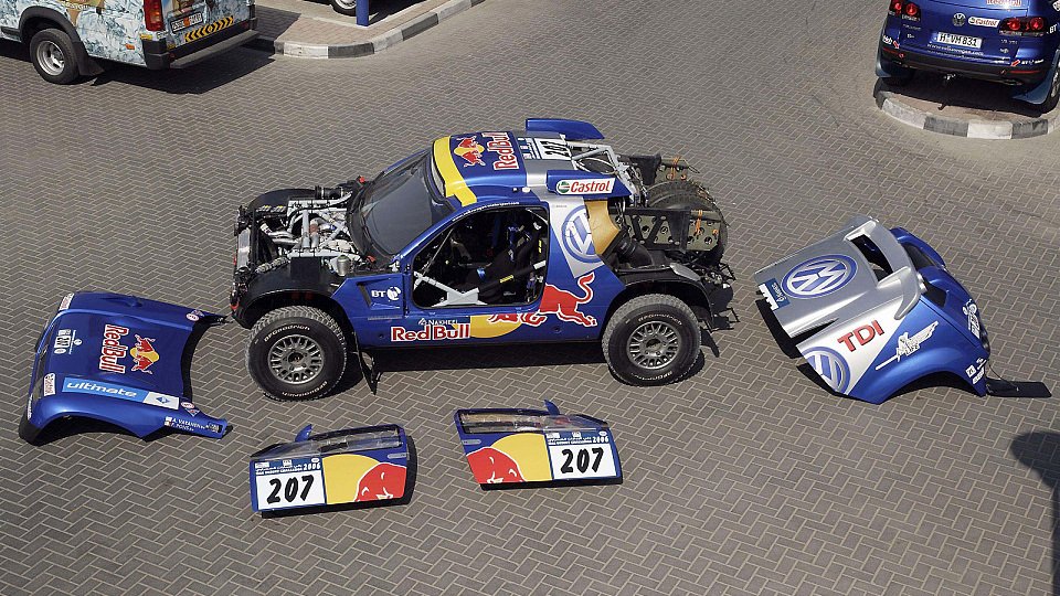 Der Race Touareg 2 wurde noch einmal verbessert., Foto: VW