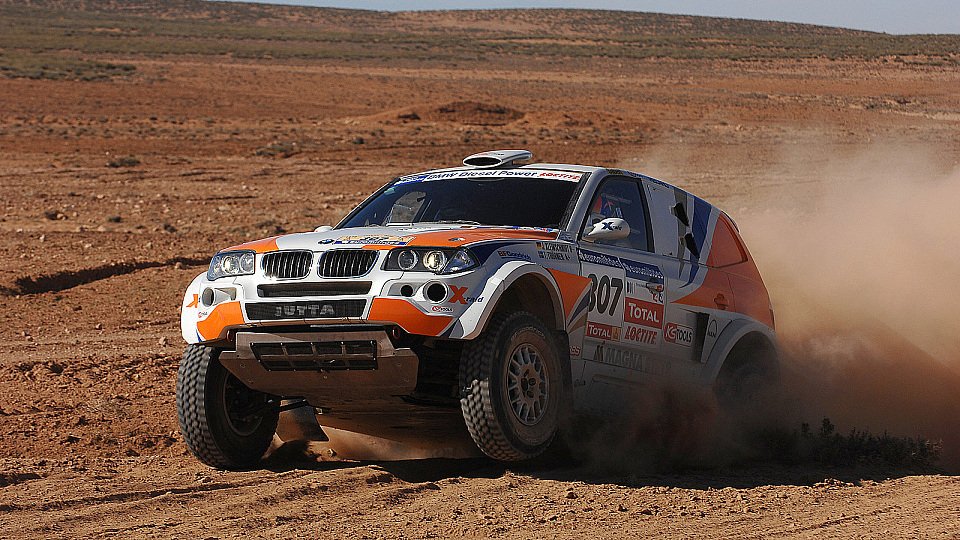 BMW X-Raid kämpfte gegen den Staub., Foto: X-Raid