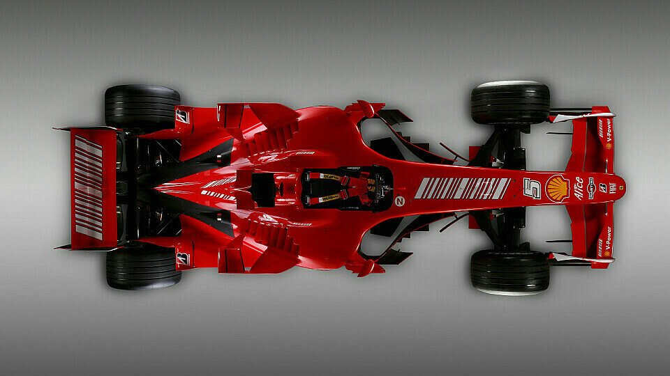 So sah er mal aus - der F2007., Foto: Ferrari Press Office
