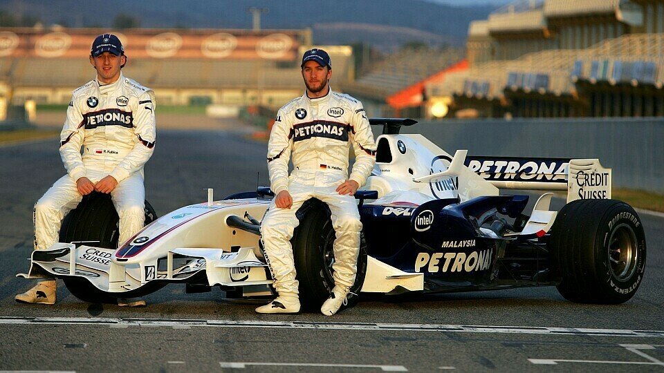 Nick Heidfeld und Robert Kubica werden auch im kommenden Jahr für BMW Sauber fahren, Foto: Sutton