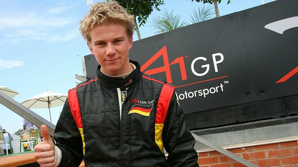 Für Nico Hülkenber gingen die Daumen wieder nach oben, Foto: A1GP