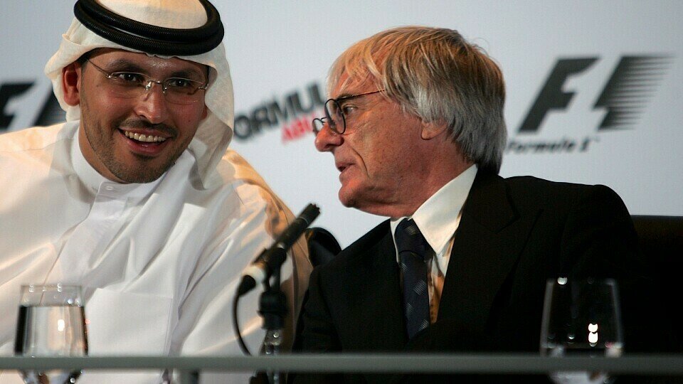 Die Zukunft der Formel 1 liegt für Bernie Ecclestone im Orient., Foto: www.abudhabigp.com