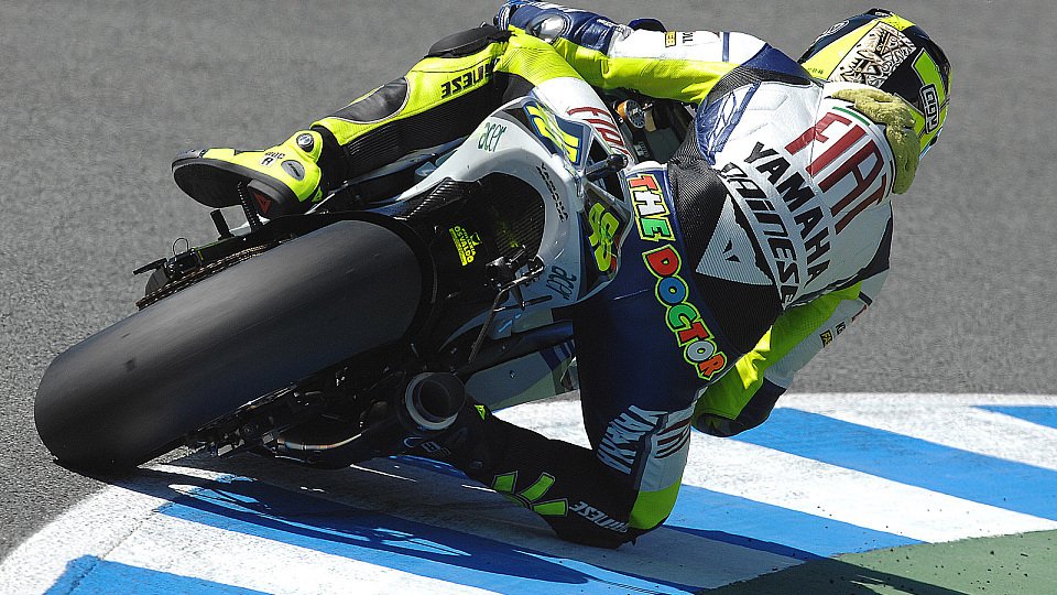 Valentino Rossi vertraut auf die Reifen, Foto: Yamaha