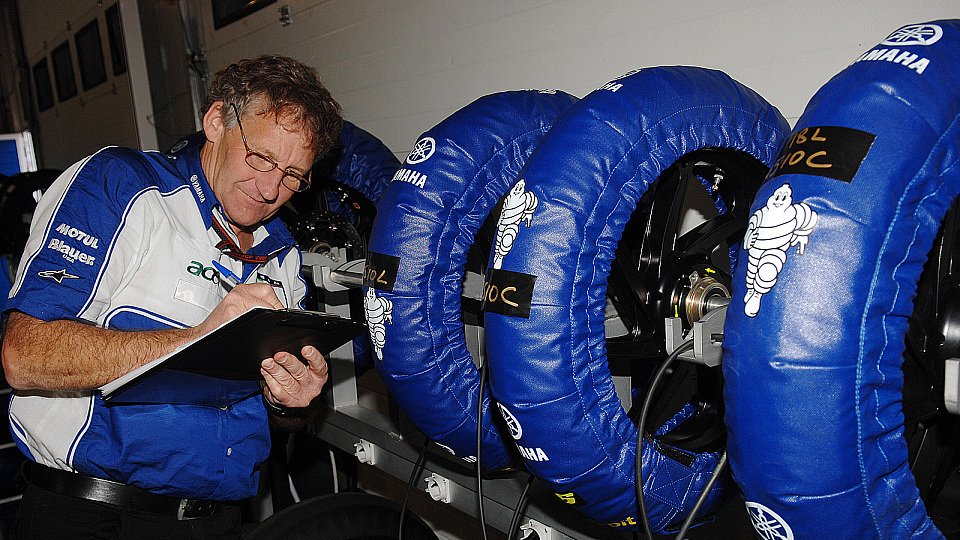 Jeremy Burgess wusste was mit den Reifen zu tun ist, Foto: Yamaha