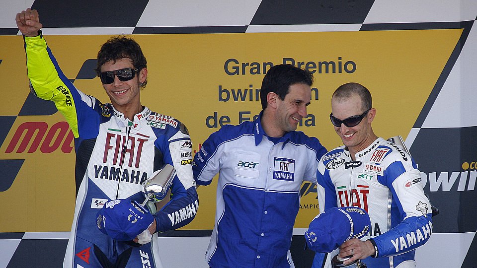 Davide Brivio ist mit seiner aktuellen Fahrerpaarung nicht unglücklich, Foto: Yamaha