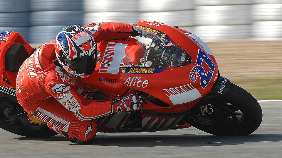 Am Rennende konnte Casey Stoner schneller fahren als die Konkurrenz, Foto: Ducati