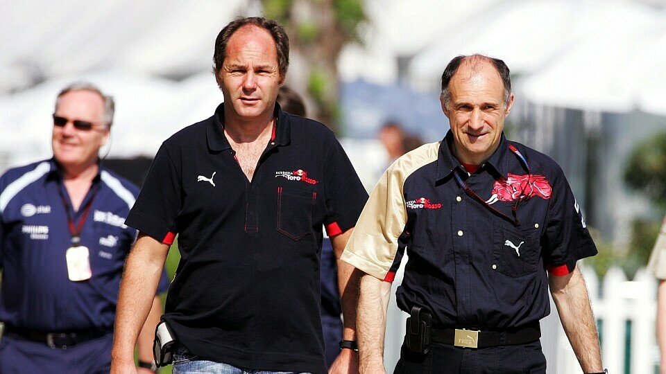 Gerhard Berger und Franz Tost machten eine interessante Entdeckung, Foto: Sutton