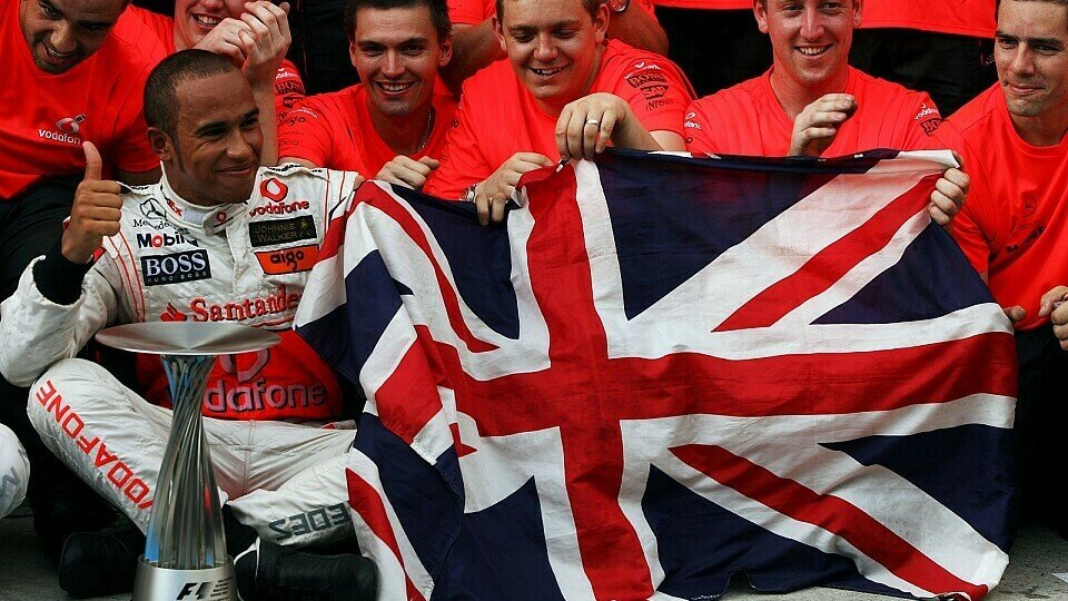 Großbritannien feiert Lewis Hamilton, Foto: Sutton