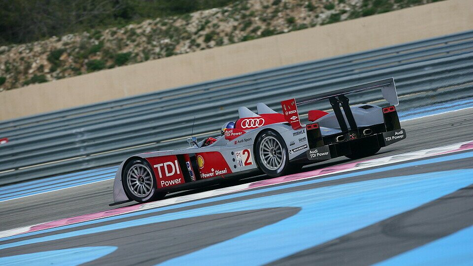 Schon vor Beginn der DTM-Saison bestritt Ekström erste Testfahrten im Audi R10 TDI., Foto: Audi