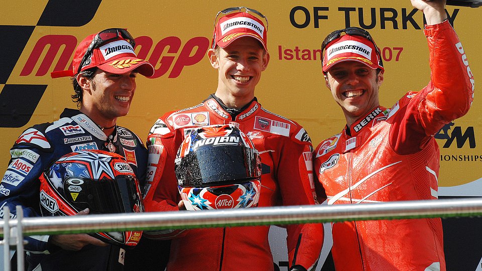 Bridgestone konnte nicht nur die ersten drei, sondern die ersten sechs Plätze sichern, Foto: Ducati