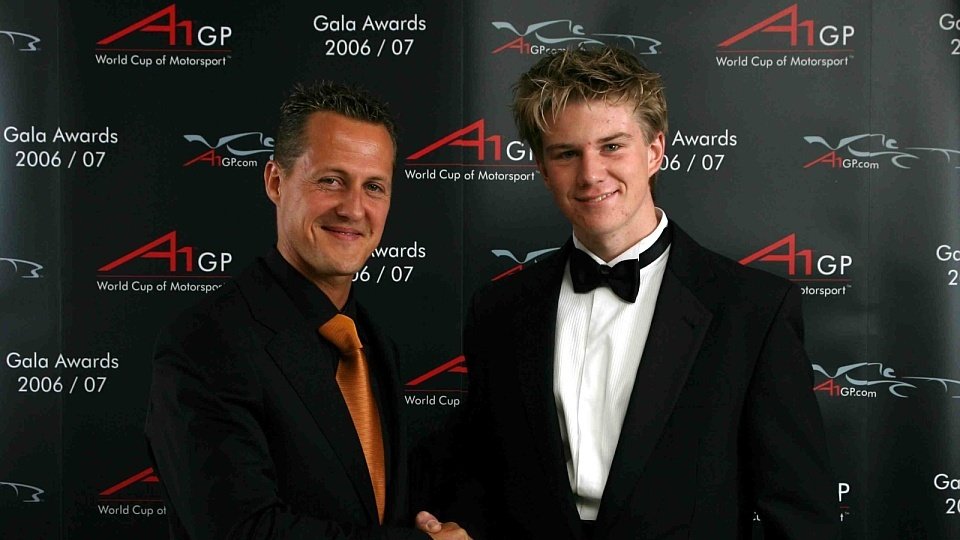 Michael Schumacher und Nico Hülkenberg, Foto: A1GP