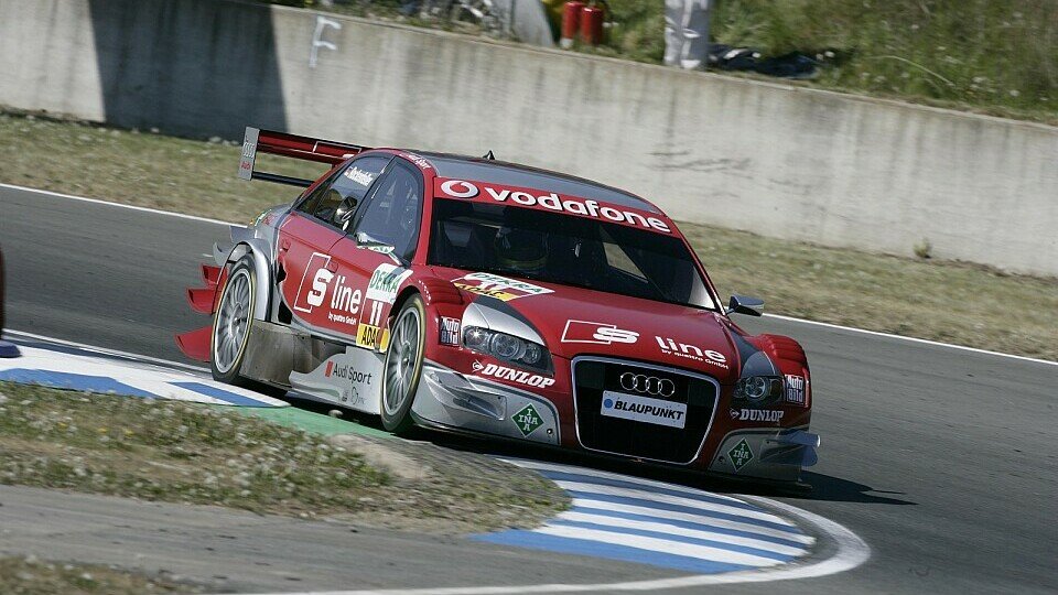 Rockenfeller gab mächtig Gas., Foto: Audi