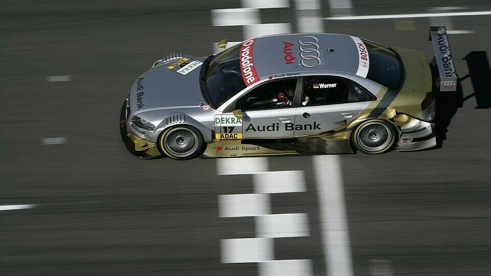 Marco Werner fand erst zu spät die richtigen Reifen, Foto: Audi