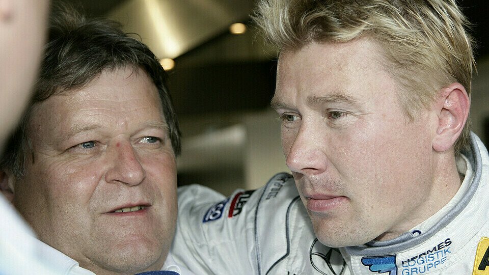 Norbert Haug und Mika Häkkinen freuten sich über ein gelungenes Qualifying., Foto: DTM