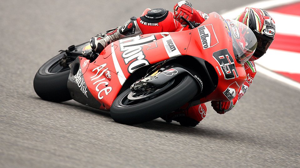 Loris Capirossi musste etwas feilen, kam dann aber gut zurecht, Foto: Ducati