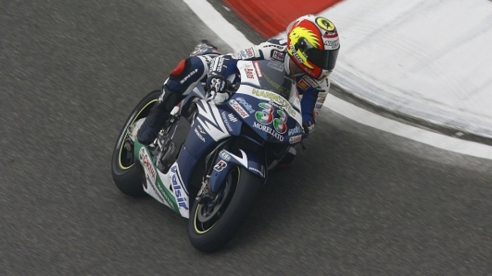 Marco Melandri hatte aus den Kurven heraus einige Schwierigkeiten, Foto: Honda