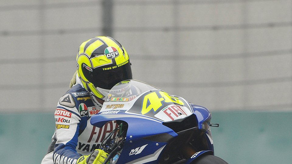 Valentino Rossi kommt erst auf seine Lieblingsstrecken, Foto: Fiat Yamaha