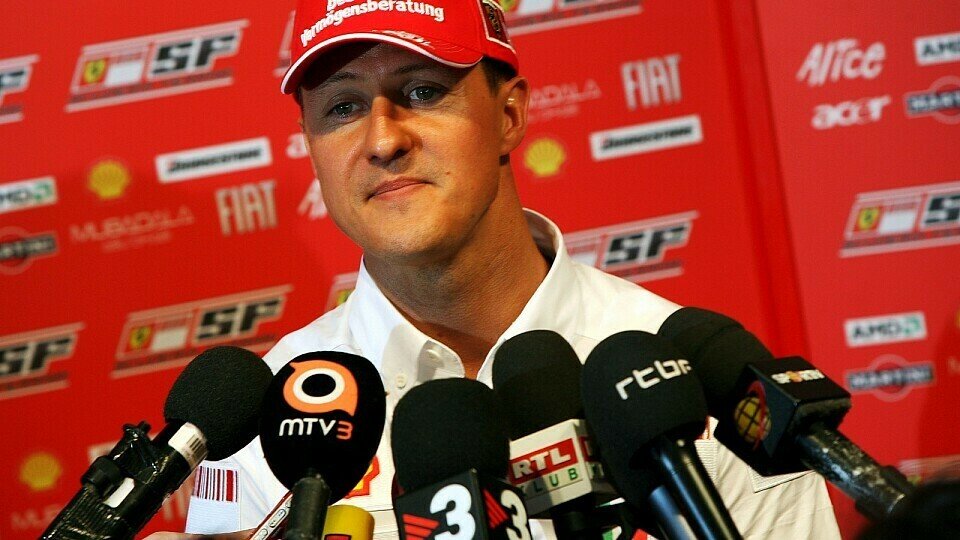 Michael Schumacher kann denken, woran er will., Foto: Sutton