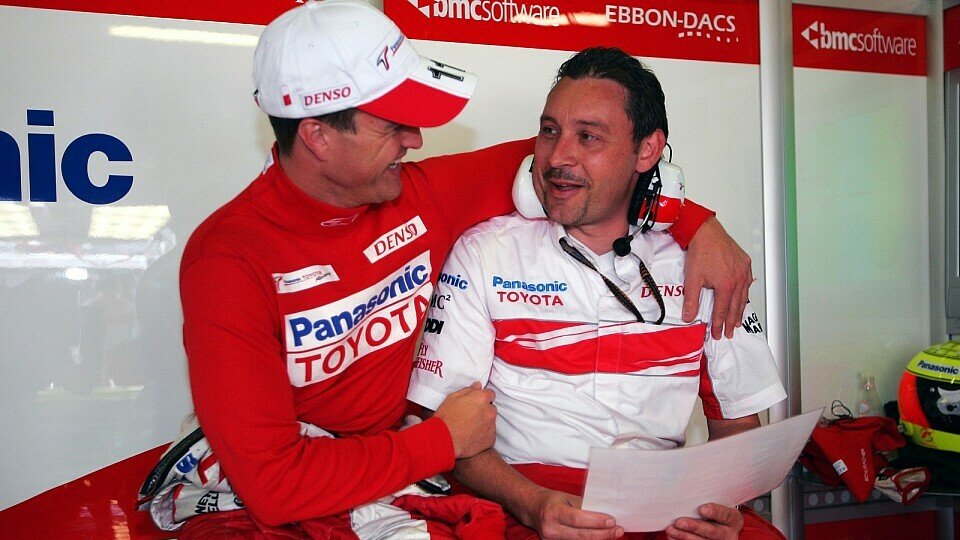 Wenns nicht läuft, wie bei Ralf Schumacher, dann braucht man Trost., Foto: Sutton