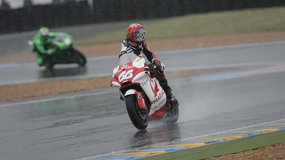 Alex Hofmann kam im Regen diesmal nicht gut voran, Foto: Pramac Racing